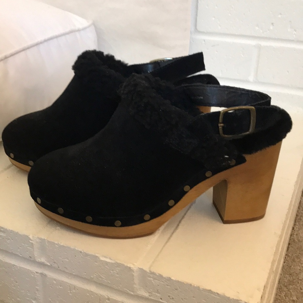 Madewell Shearling Clogs